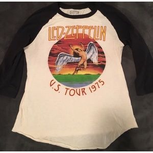 Led Zeppelin baseball tee